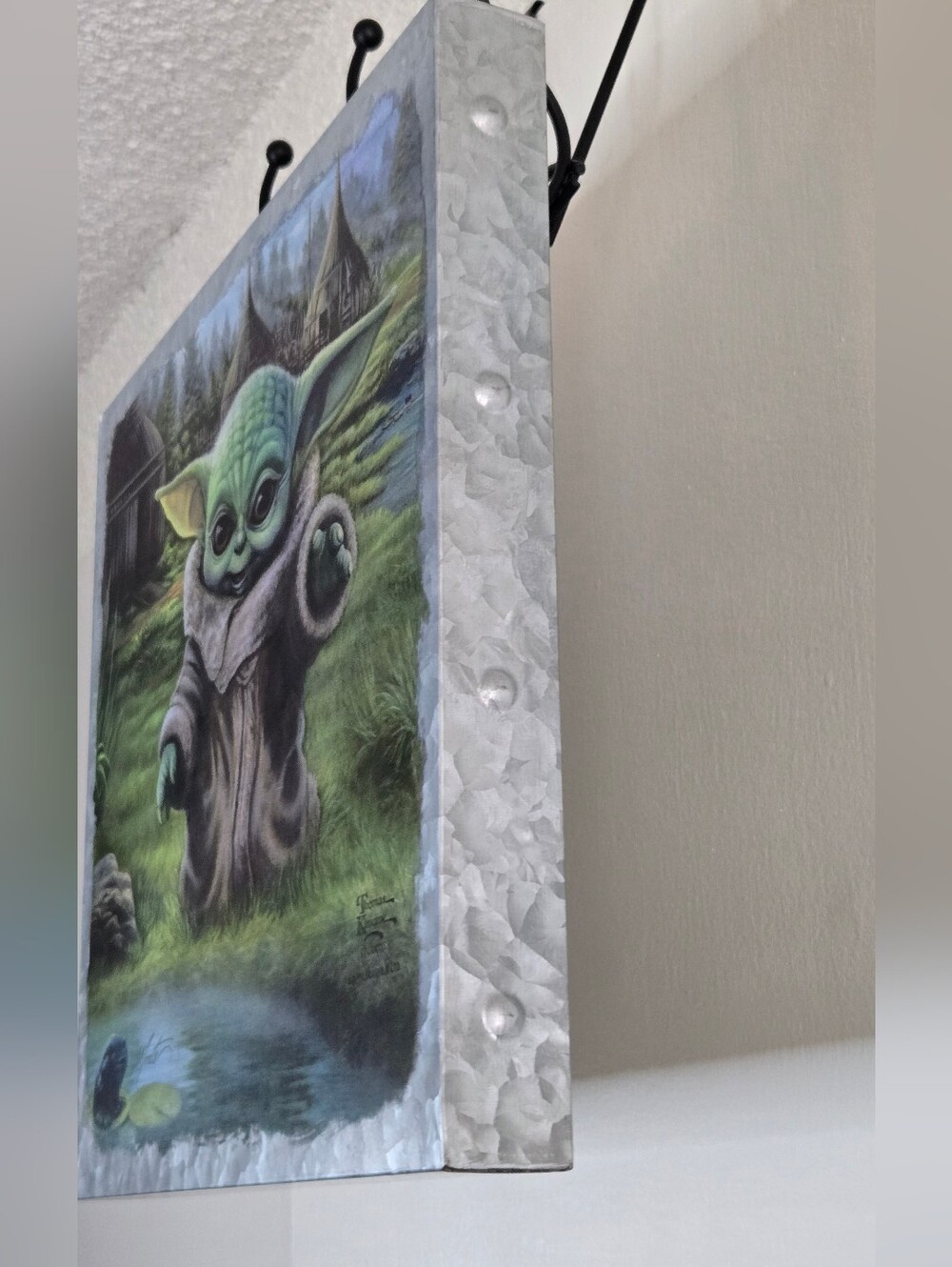 Thomas Kinkade Studios limited edition metal box art titled The Mandalorian™ - Picture 2 of 3